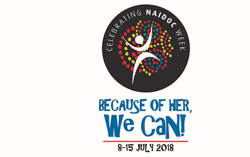 Because of her we can logo